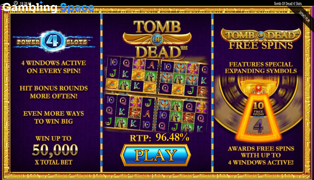 Tomb of Dead Power 4 Slots – Screenshot 2