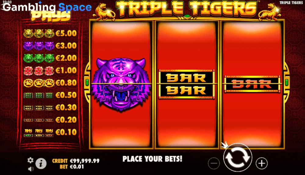 Triple Tigers – Screenshot 2