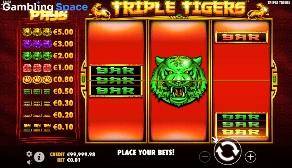 Triple Tigers – Screenshot 3