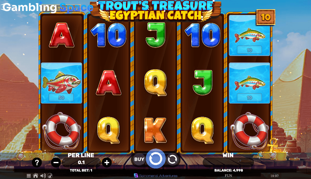 Trout's Treasure - Egyptian Catch – Screenshot 4