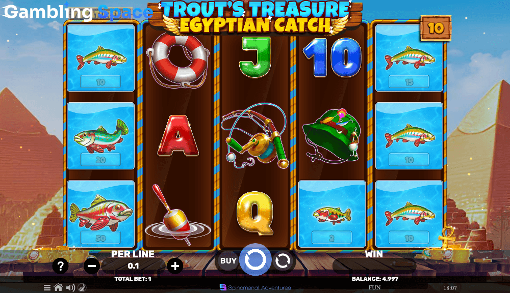 Trout's Treasure - Egyptian Catch – Screenshot 5
