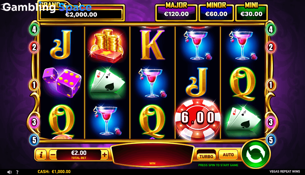 Vegas Repeat Wins – Screenshot 2