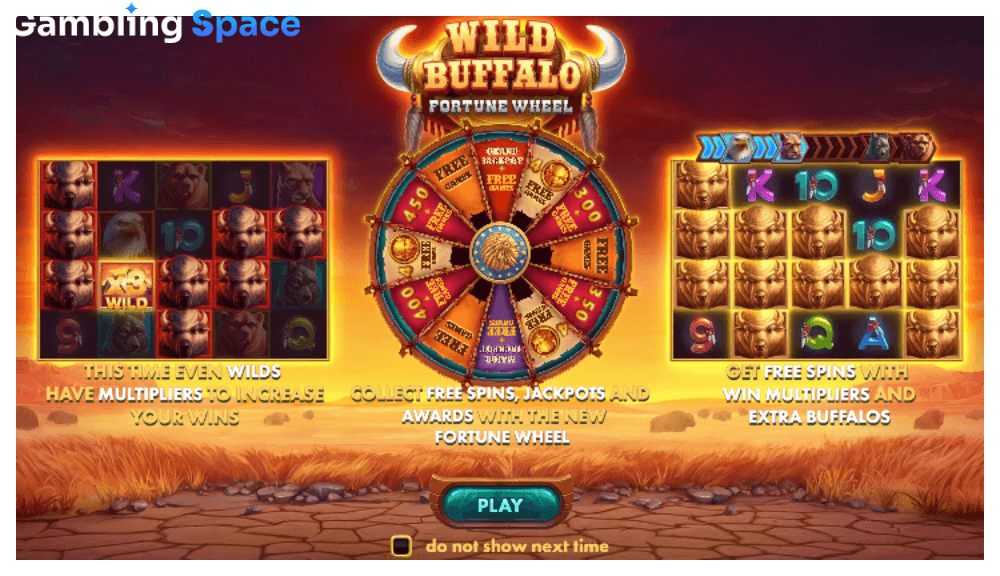 Wild Buffalo Fortune Wheel – Screenshot 1