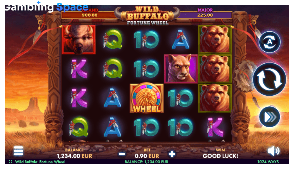 Wild Buffalo Fortune Wheel – Screenshot 2
