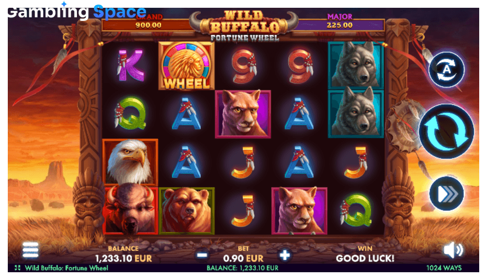 Wild Buffalo Fortune Wheel – Screenshot 3