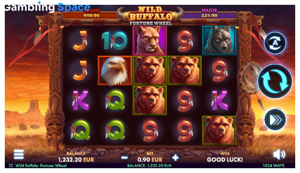 Wild Buffalo Fortune Wheel – Screenshot 4