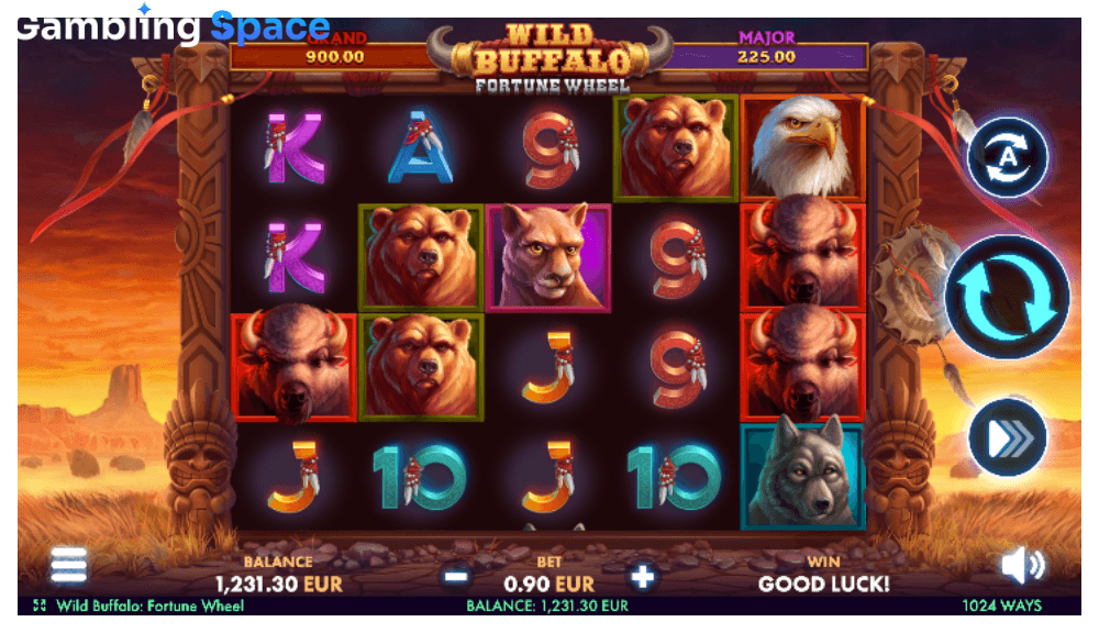 Wild Buffalo Fortune Wheel – Screenshot 5