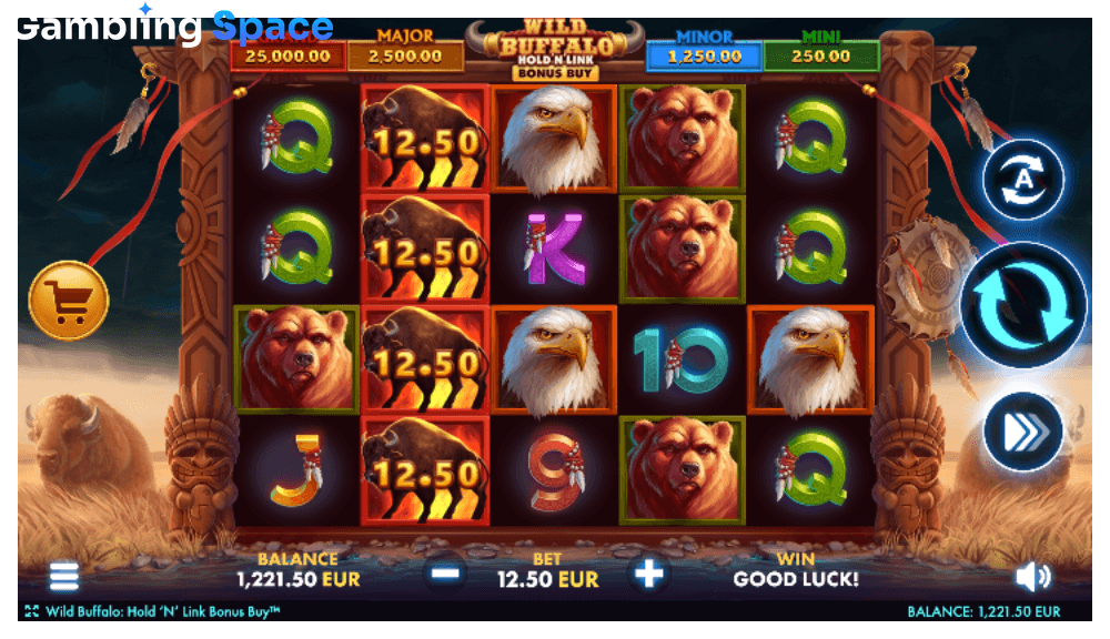Wild Buffalo Hold 'N' Link Bonus Buy – Screenshot 3