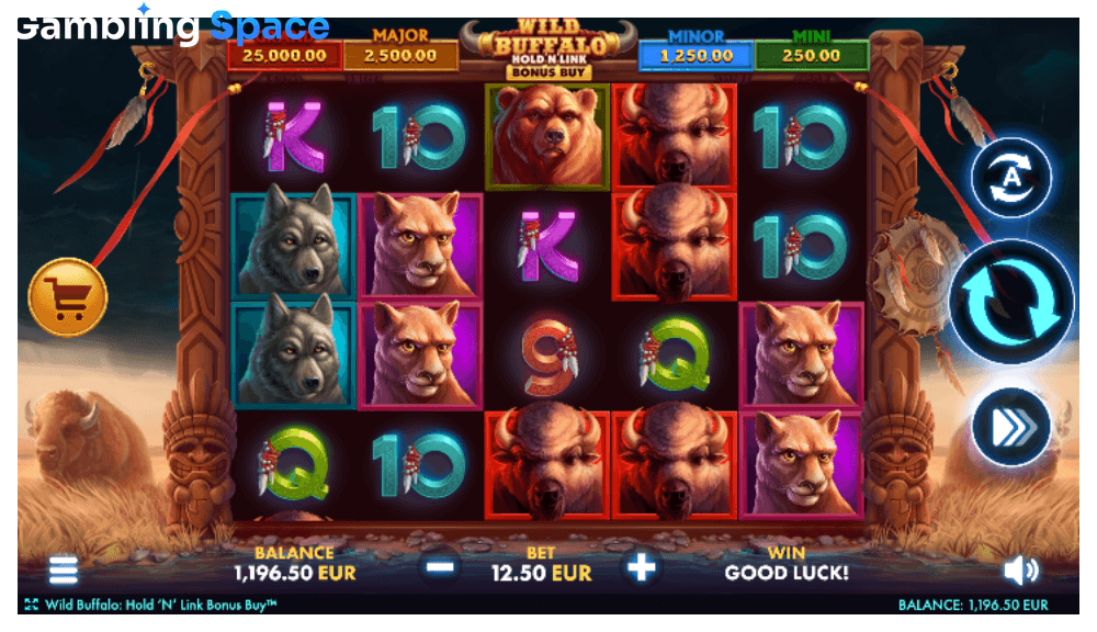 Wild Buffalo Hold 'N' Link Bonus Buy – Screenshot 5