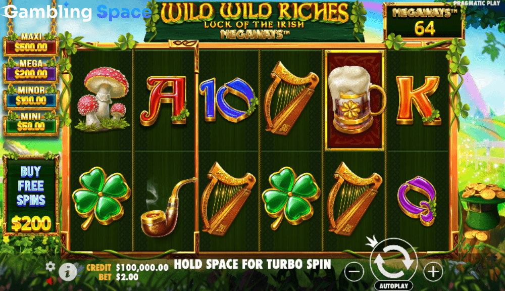 Wild Wild Riches Megaways – Screenshot 1