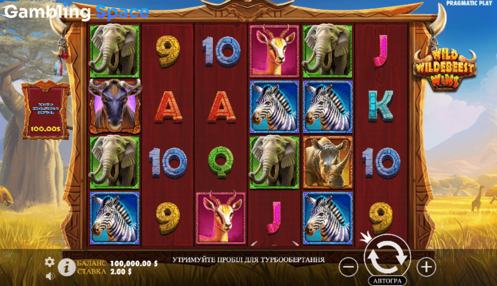 Wild Wildebeest Wins – Screenshot 2