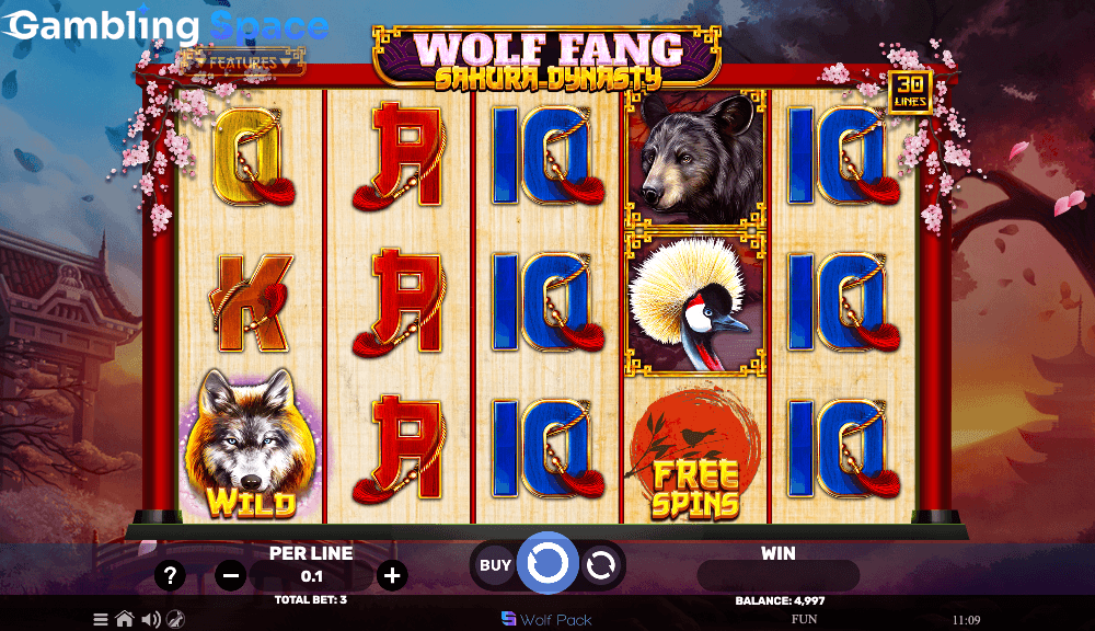 Wolf Fang Sakura Fortune – Screenshot 3