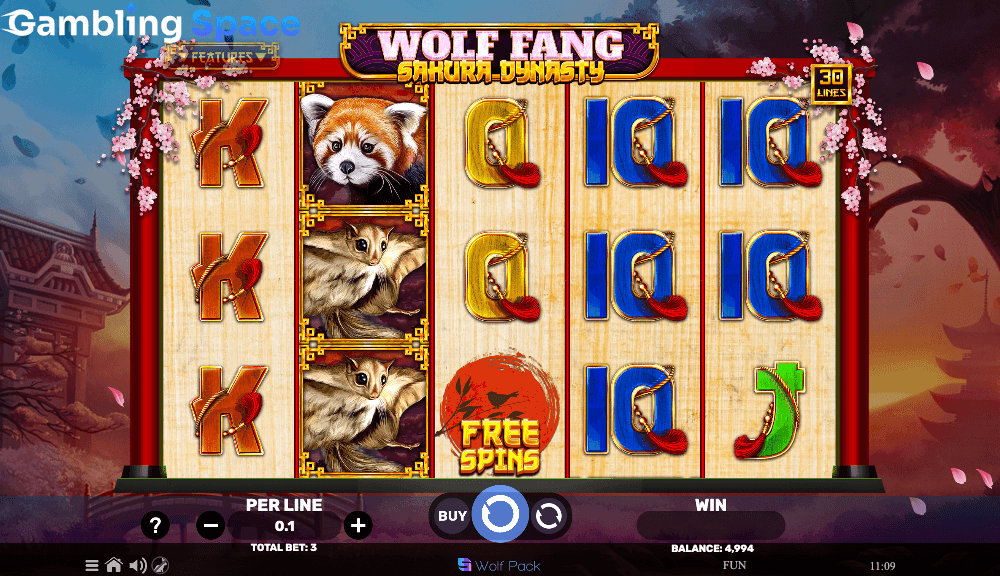 Wolf Fang Sakura Fortune – Screenshot 4