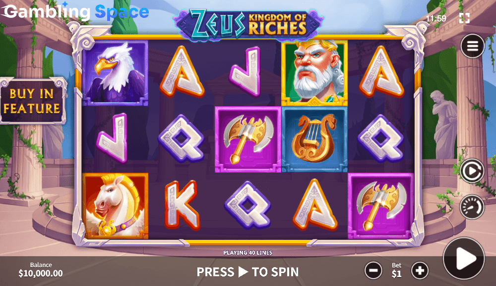 Zeus Kingdom of Riches – Screenshot 3